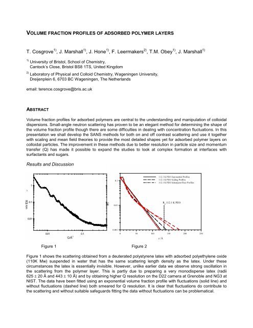 Collapse of polymer brushes grafted onto planar ... - Wageningen UR