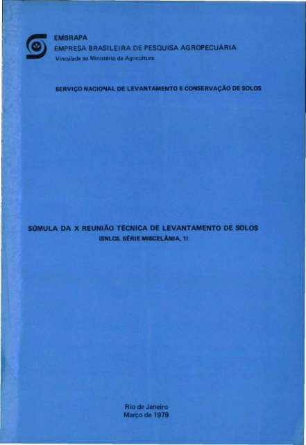 EMBRAPA EMPRESA BRASILEIRA DE PESQUISA ...