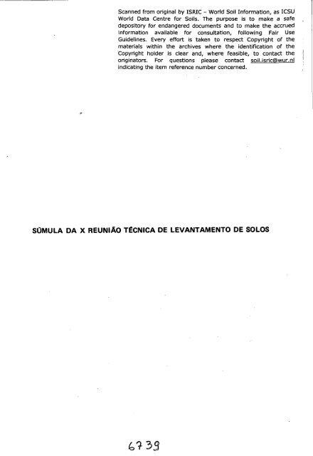 EMBRAPA EMPRESA BRASILEIRA DE PESQUISA ...