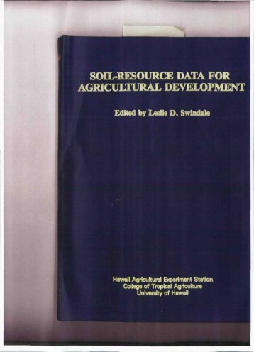 soil-resource data for agricultural development - Bad Request