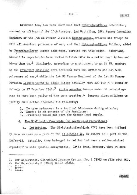 R & A No. 3113.7 / Principal Nazi Organizations Involved in the ...
