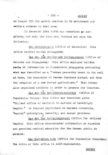 R & A No. 3113.7 / Principal Nazi Organizations Involved in the ...