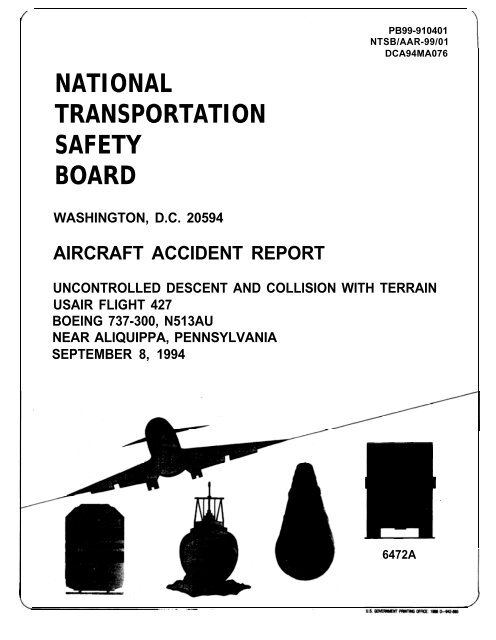 NTSB/AAR-99/01 - AirDisaster.Com