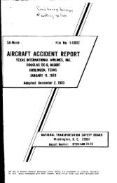 NTSB/AAR-70/28 - AirDisaster.Com