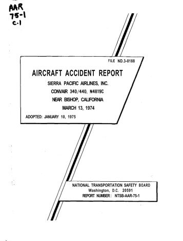 NTSB/AAR-75-01 - AirDisaster.Com