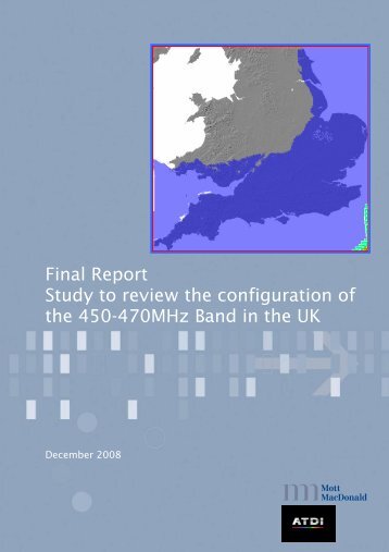 UHF2 realignment study - Ofcom Licensing