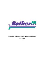Rother FM - Ofcom Licensing