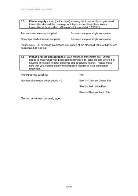 Radio Fyneside - Ofcom Licensing