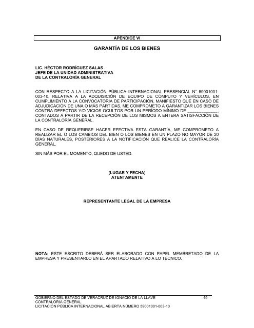 convocatoria de participación licitación pública internacional abierta ...