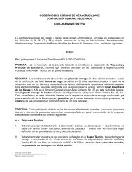 bases-gobierno del estado de veracruz-llave - Licitaciones de la ...