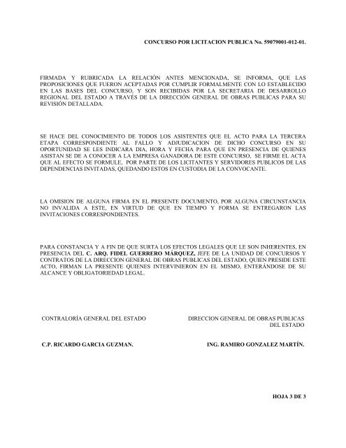 59079001-012-01 - Licitaciones de la Contraloría General