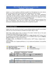 Bilan ½ finales des championnats de France de cross 13/02/2011 ...