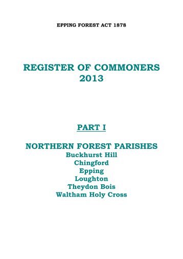 Draft Register of Commoners PDF 700 KB