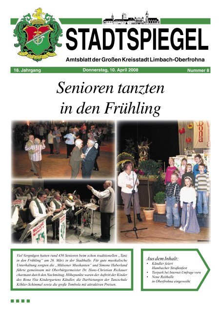 Stadtspiegel 8-08.indd - Stadt Limbach-Oberfrohna