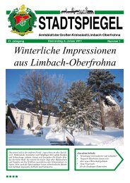 Winterliche Impressionen aus Limbach-Oberfrohna - Stadt Limbach ...