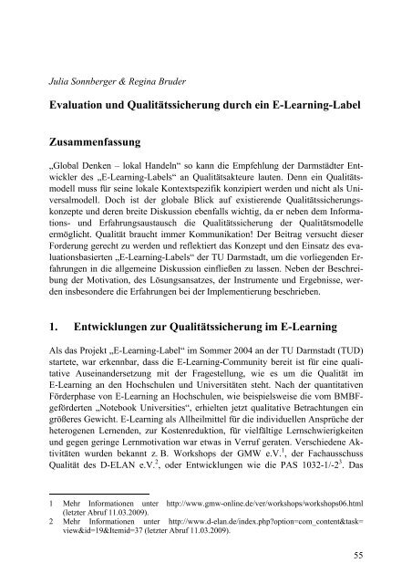 E-Learning: Eine Zwischenbilanz