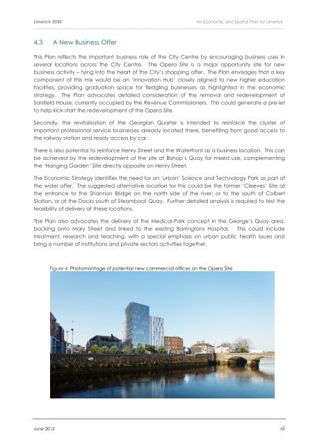 Limerick 2030 An Economic and Spatial Plan for Limerick