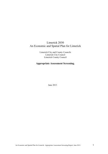 PDF - 235 Kb - Limerick City Council