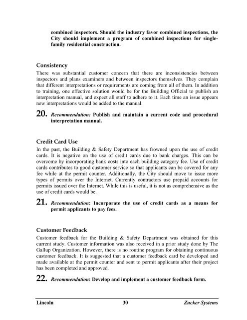 Development and Permitting Process Improvement Study