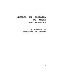 descargar libro pdf (6.5 mb) - Sección Limnología - Facultad de ...