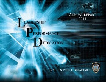 2011 Annual Report - City of Lincoln & Lancaster County