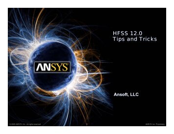 Imprint Projection - Ansys