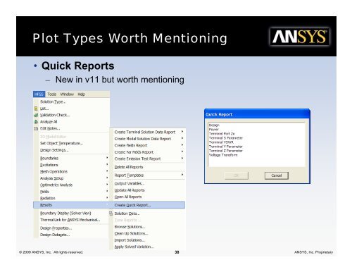 Imprint Projection - Ansys