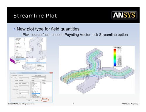 Imprint Projection - Ansys