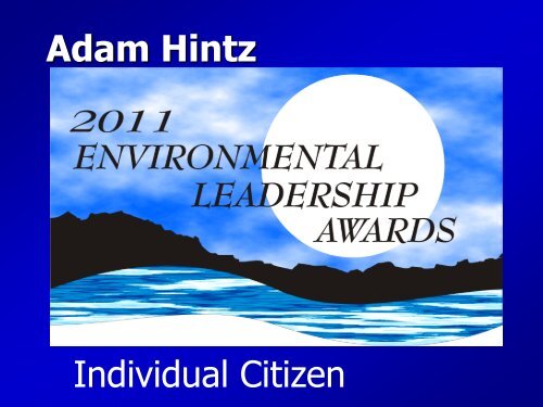 2011 Awards Recipient Presentation - City of Lincoln & Lancaster ...