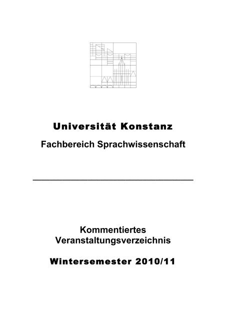 Kommentiertes - Fachbereich Sprachwissenschaft - Universität ...