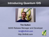 Introducing Quantum GIS