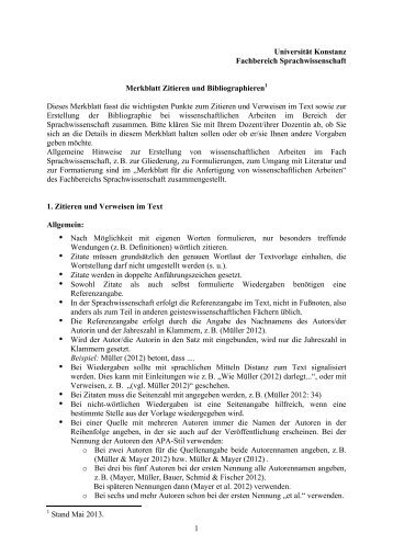 Bibliographieren dissertation