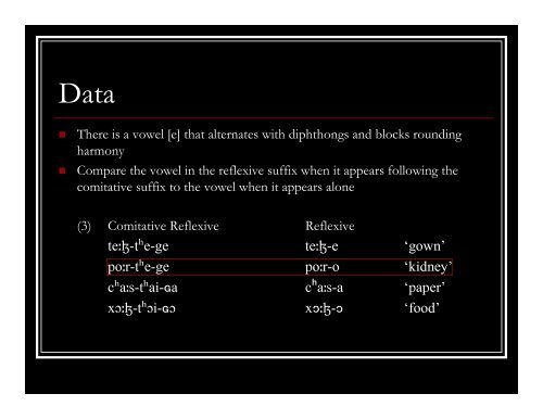 Vowel Harmony as Agreement by Correspondence - Linguistics ...