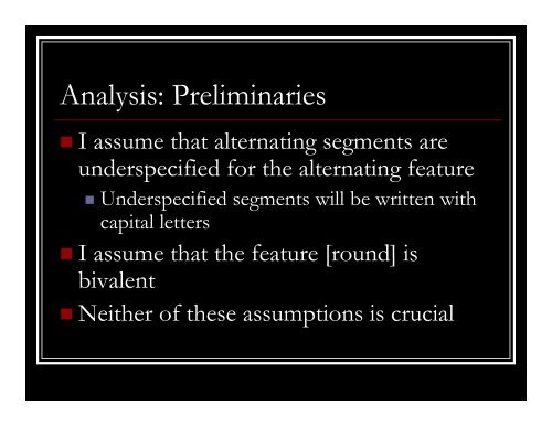 Vowel Harmony as Agreement by Correspondence - Linguistics ...