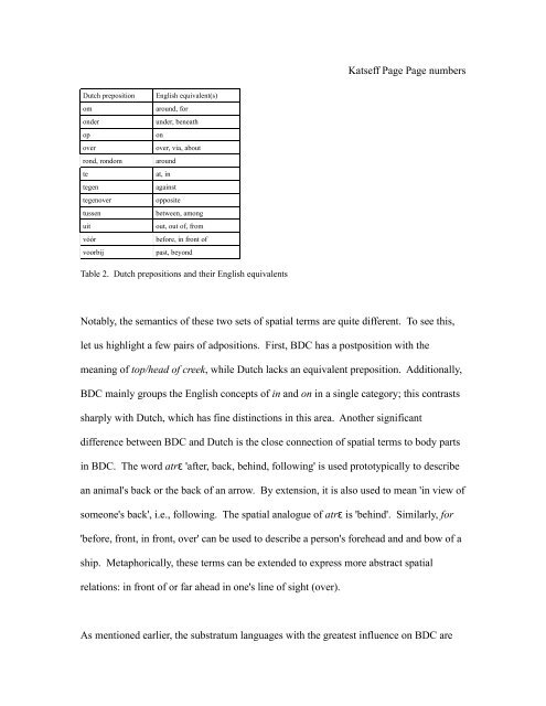 The case of pidgin and creole languages - Linguistics