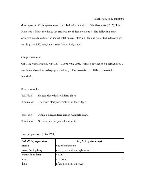 The case of pidgin and creole languages - Linguistics