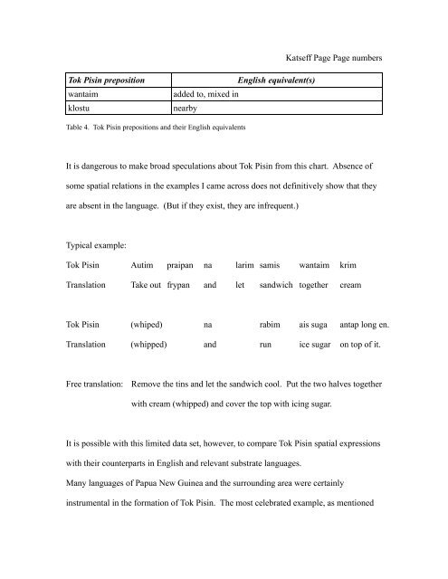 The case of pidgin and creole languages - Linguistics