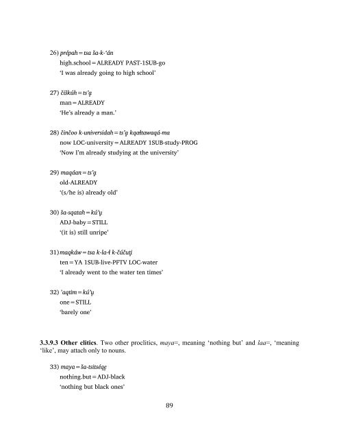 The phonology and morphology of Filomeno Mata Totonac