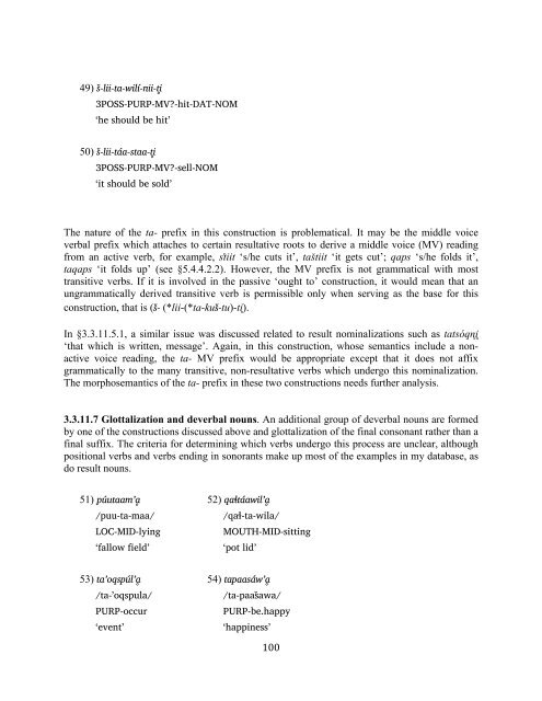 The phonology and morphology of Filomeno Mata Totonac