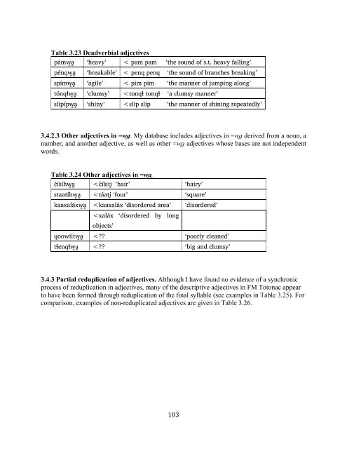 The phonology and morphology of Filomeno Mata Totonac