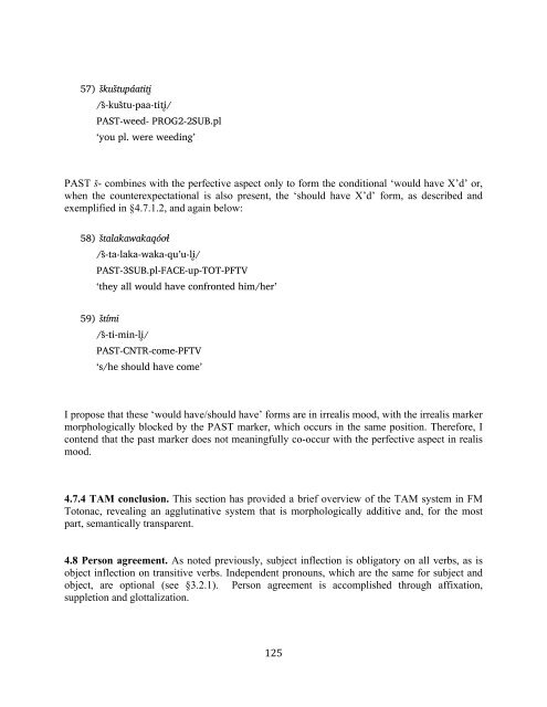 The phonology and morphology of Filomeno Mata Totonac