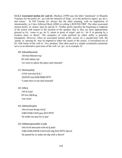 The phonology and morphology of Filomeno Mata Totonac