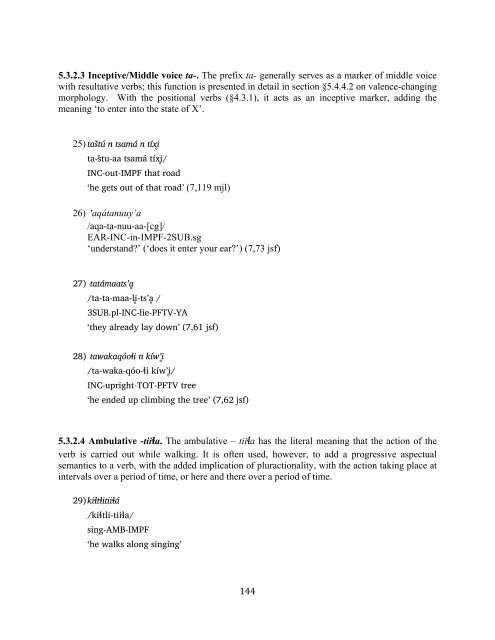 The phonology and morphology of Filomeno Mata Totonac