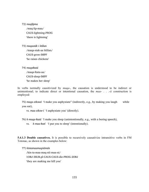 The phonology and morphology of Filomeno Mata Totonac