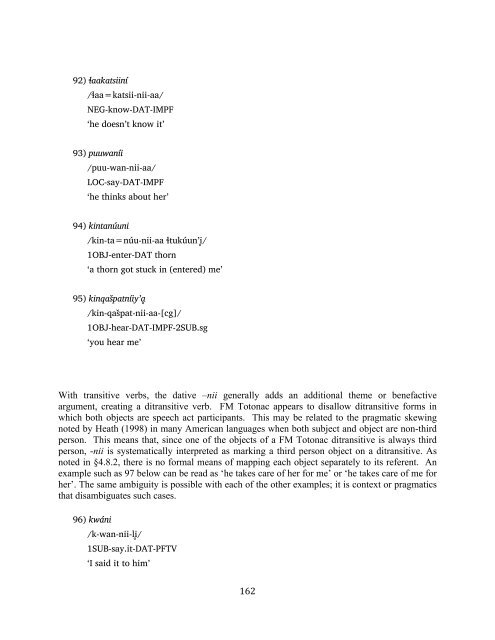 The phonology and morphology of Filomeno Mata Totonac