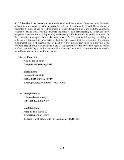 The phonology and morphology of Filomeno Mata Totonac