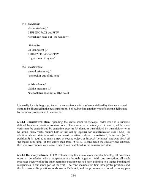 The phonology and morphology of Filomeno Mata Totonac