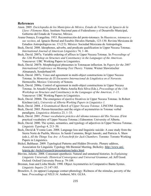 The phonology and morphology of Filomeno Mata Totonac