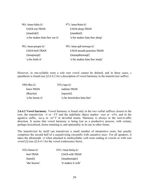 The phonology and morphology of Filomeno Mata Totonac