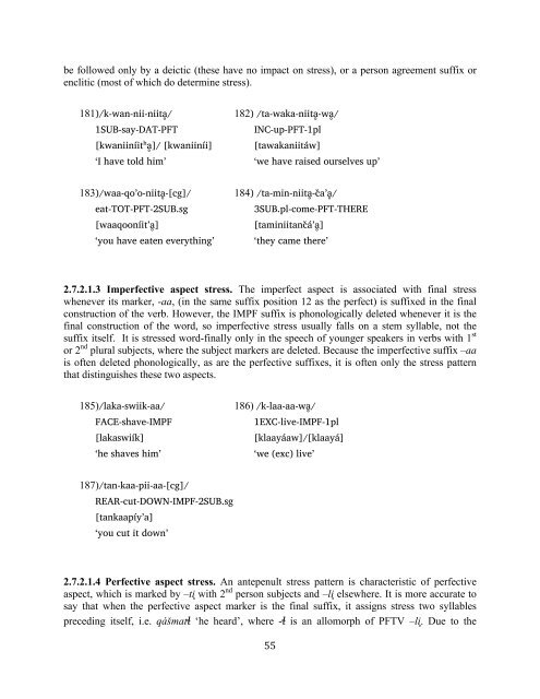 The phonology and morphology of Filomeno Mata Totonac